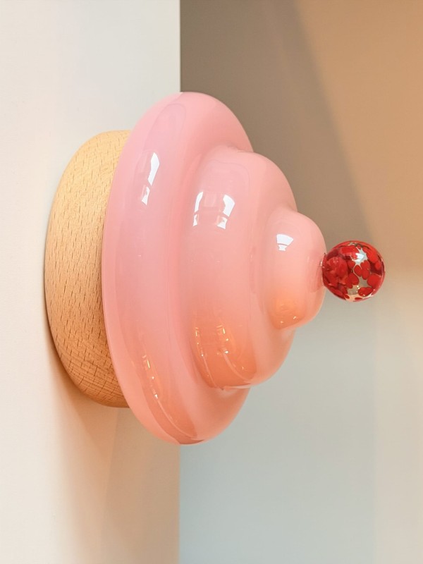 lampa-wiszaca-kinkiet-nocna-bona-ptys-rozowa-szklany-klosz-drewniana-podstawa