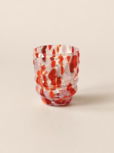 Szklanka-Mimesis-kolorowa-handmade-czerwona-pomaranczowa-romance