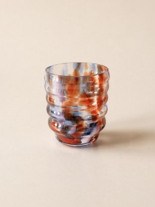 Szklanka-Mimesis-kolorowa-handmade-czerwona-niebieska-indygo-kobaltowa-biała-picnic