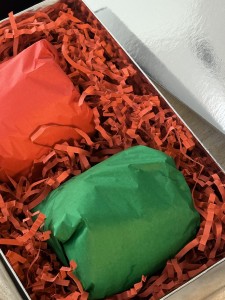 kolorowe opakowanie pudełko prezentowe